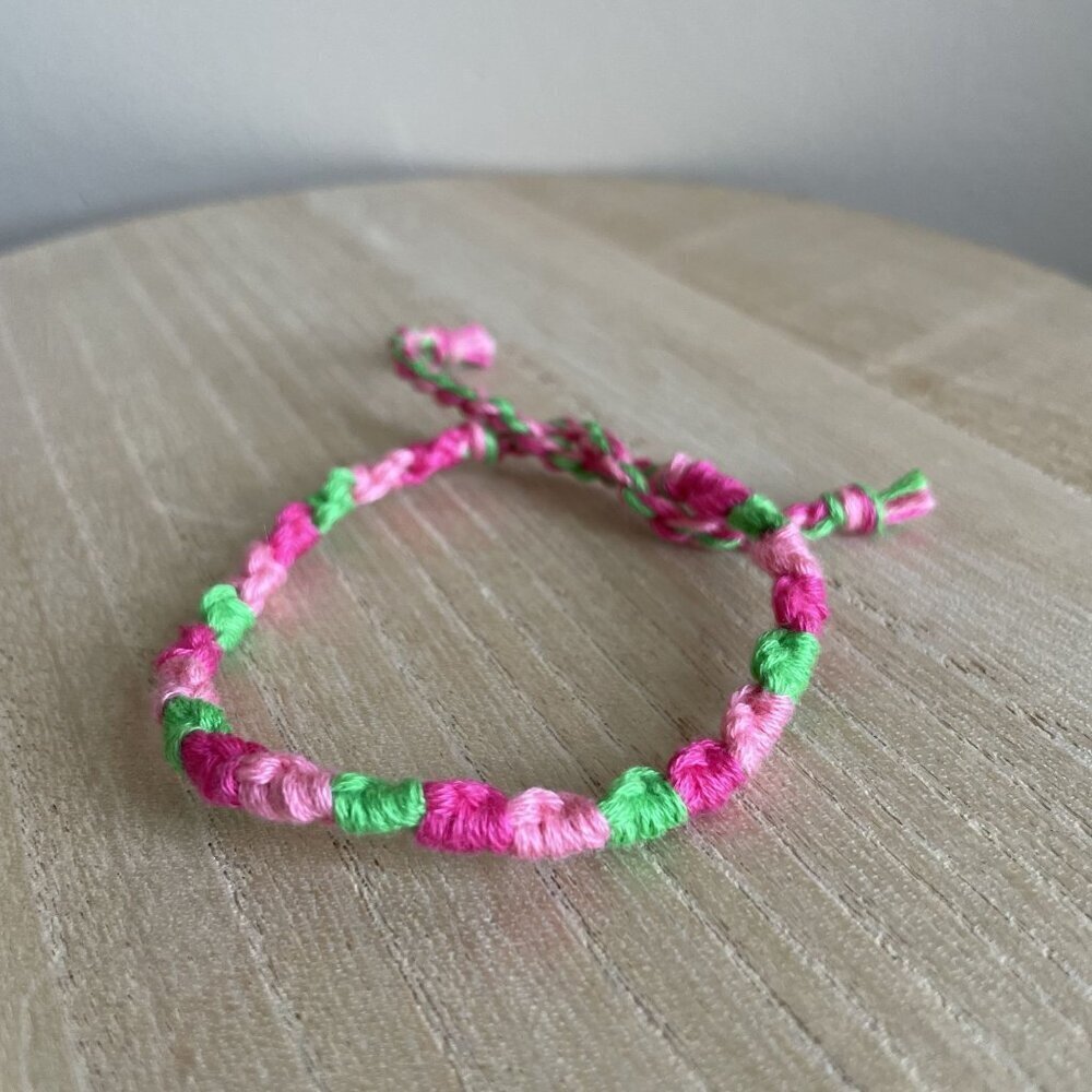 Indiana Bracelet, anklet, trendy, comfortable, tie, embroidery thread, woven, gi